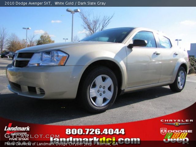 2010 Dodge Avenger SXT in White Gold