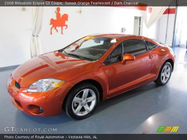 2008 Mitsubishi Eclipse GS Coupe in Sunset Orange Pearlescent
