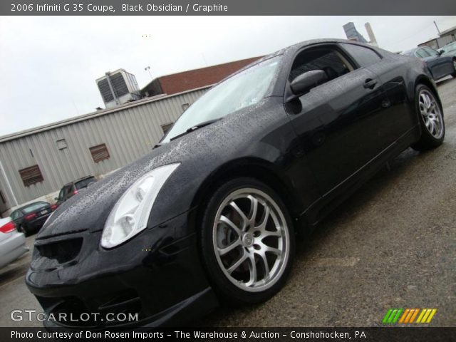 2006 Infiniti G 35 Coupe in Black Obsidian