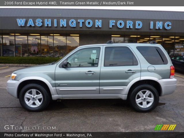 2006 Ford Escape Hybrid 4WD in Titanium Green Metallic