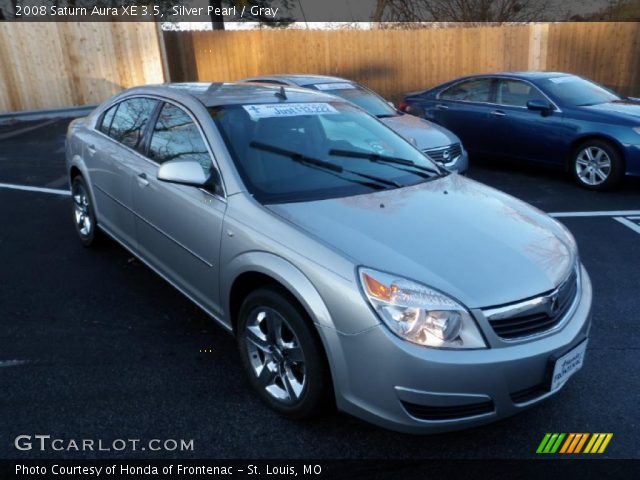 2008 Saturn Aura XE 3.5 in Silver Pearl