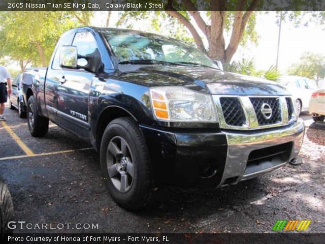2005 Nissan Titan SE King Cab in Galaxy Black