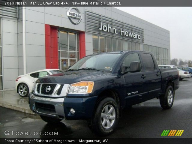 2010 Nissan Titan SE Crew Cab 4x4 in Navy Blue Metallic