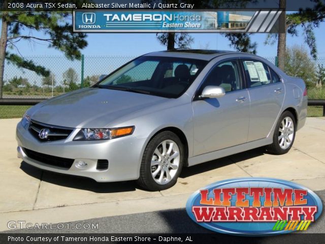 2008 Acura TSX Sedan in Alabaster Silver Metallic