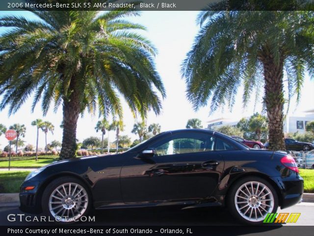 2006 Mercedes-Benz SLK 55 AMG Roadster in Black