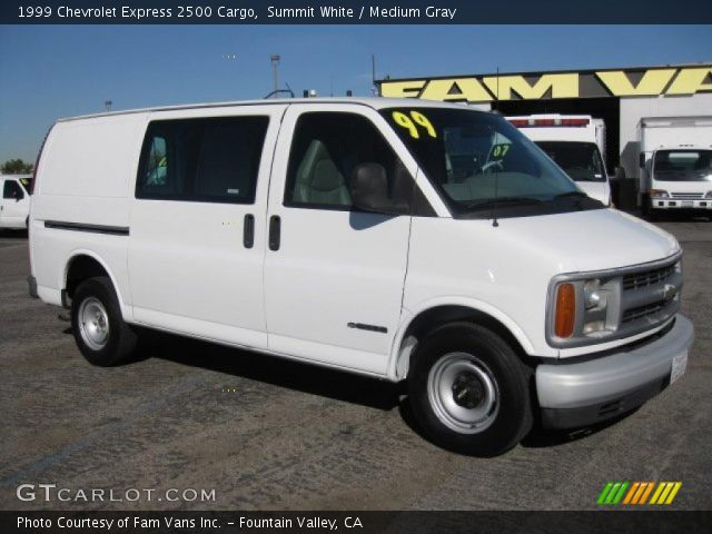 1999 Chevrolet Express 2500 Cargo in Summit White