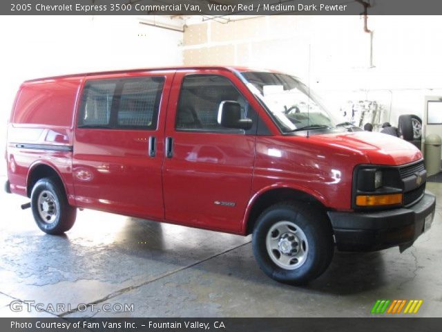 2005 Chevrolet Express 3500 Commercial Van in Victory Red