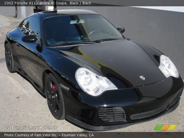 2002 Porsche 911 Carrera 4S Coupe in Black