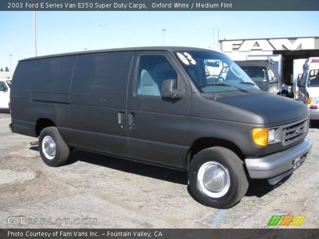 2003 Ford E Series Van E350 Super Duty Cargo in Oxford White