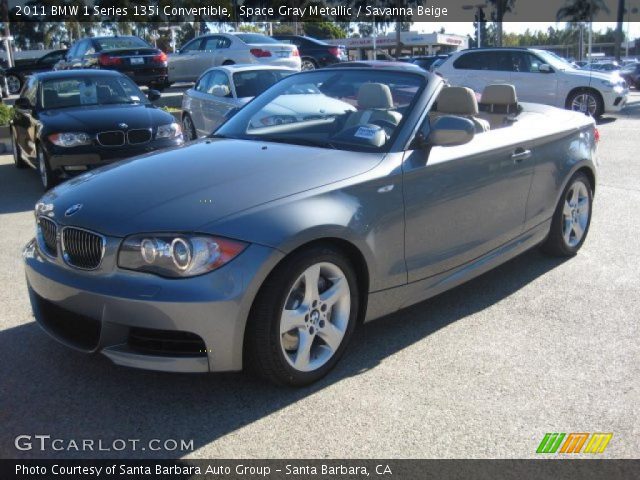 2011 BMW 1 Series 135i Convertible in Space Gray Metallic