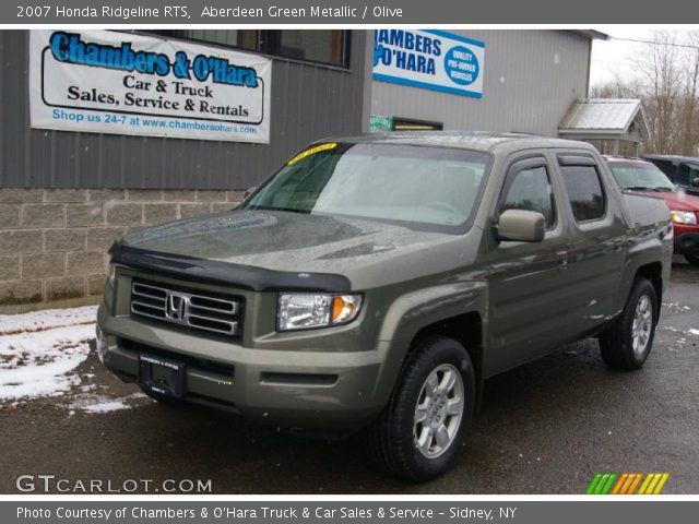 2007 Honda Ridgeline RTS in Aberdeen Green Metallic