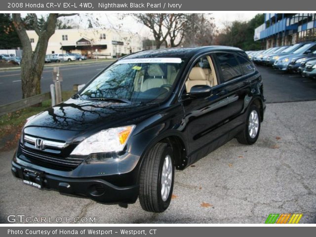 2008 Honda CR-V EX-L 4WD in Nighthawk Black Pearl