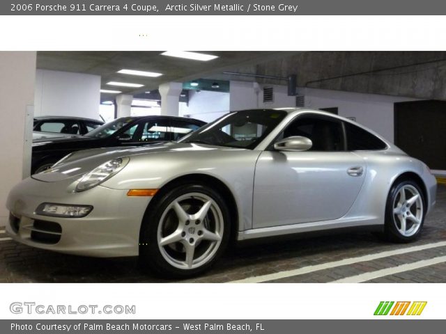 2006 Porsche 911 Carrera 4 Coupe in Arctic Silver Metallic