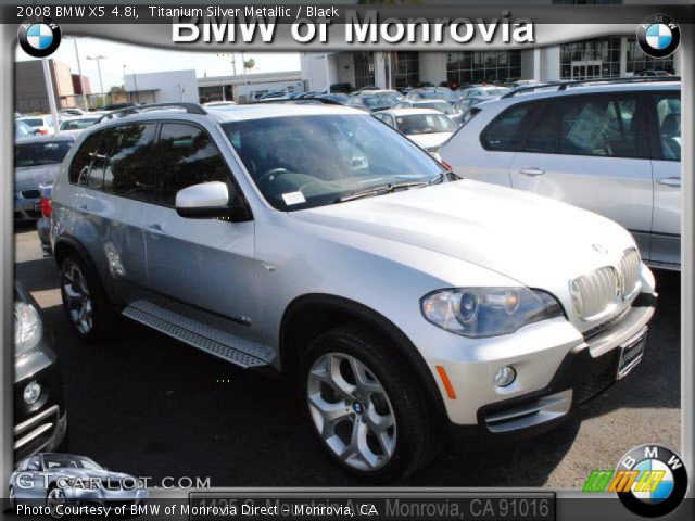 2008 BMW X5 4.8i in Titanium Silver Metallic