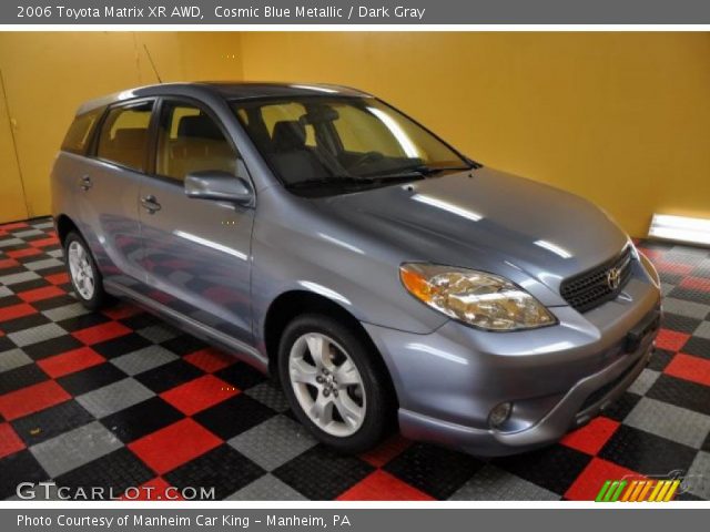 2006 Toyota Matrix XR AWD in Cosmic Blue Metallic