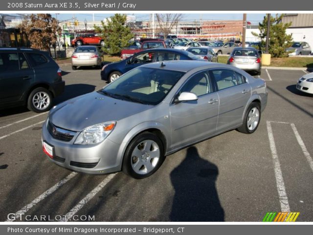 2008 Saturn Aura XE 3.5 in Silver Pearl