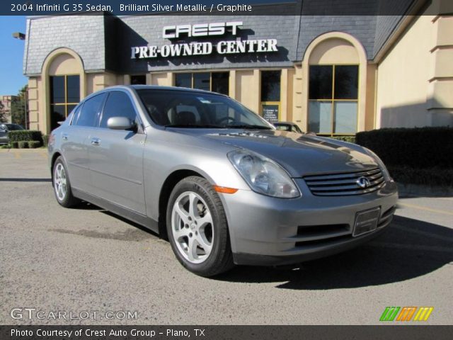 2004 Infiniti G 35 Sedan in Brilliant Silver Metallic