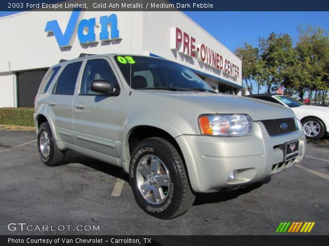 2003 Ford Escape Limited in Gold Ash Metallic