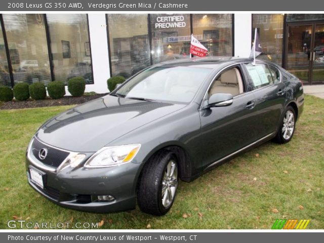 2008 Lexus GS 350 AWD in Verdegris Green Mica