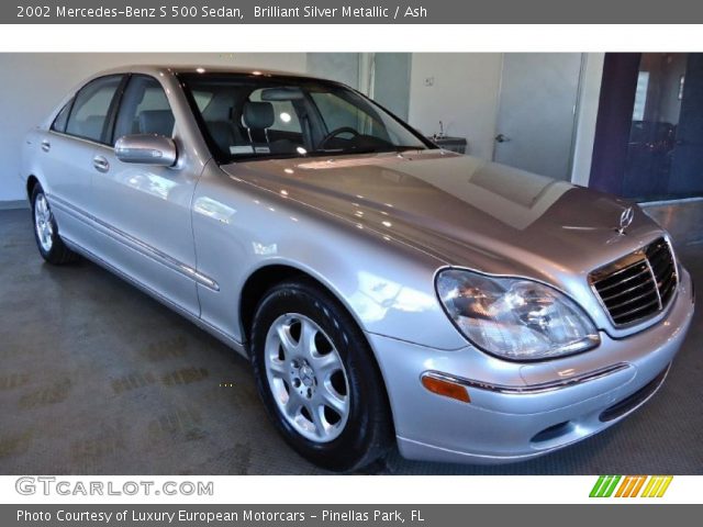 2002 Mercedes-Benz S 500 Sedan in Brilliant Silver Metallic