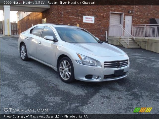 2009 Nissan Maxima 3.5 SV in Radiant Silver Metallic