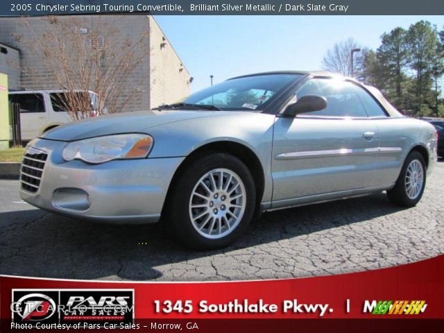 2005 Chrysler Sebring Touring Convertible in Brilliant Silver Metallic