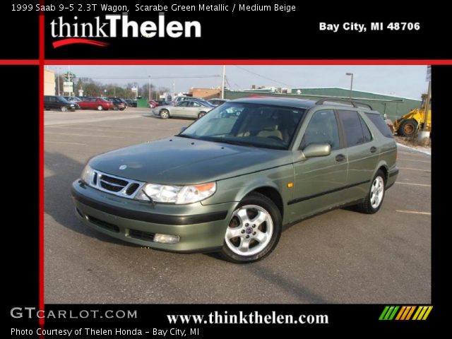 1999 Saab 9-5 2.3T Wagon in Scarabe Green Metallic