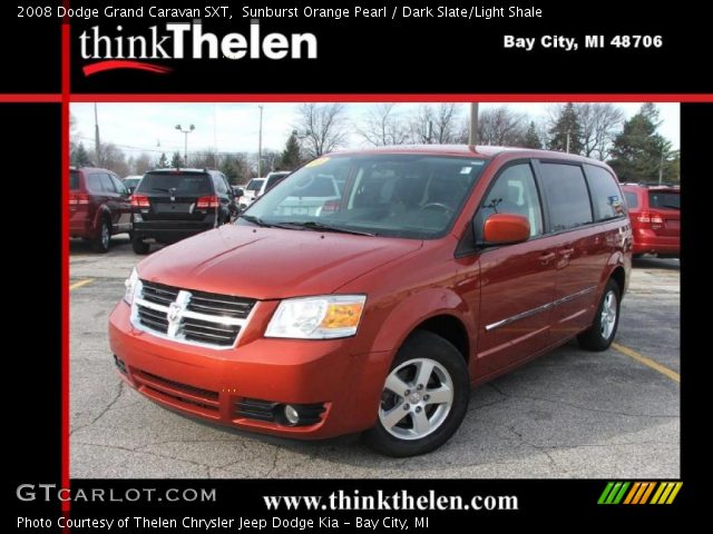 2008 Dodge Grand Caravan SXT in Sunburst Orange Pearl