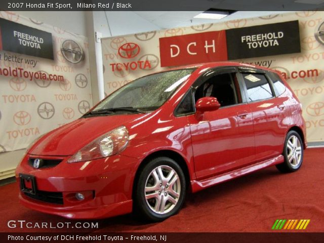 2007 Honda Fit Sport in Milano Red