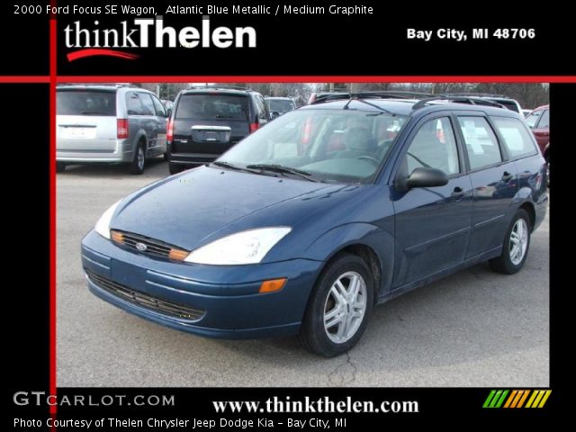 2000 Ford Focus SE Wagon in Atlantic Blue Metallic