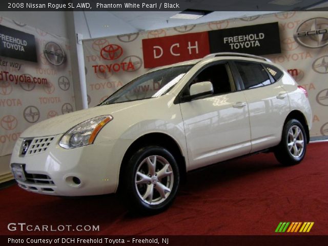 2008 Nissan Rogue SL AWD in Phantom White Pearl