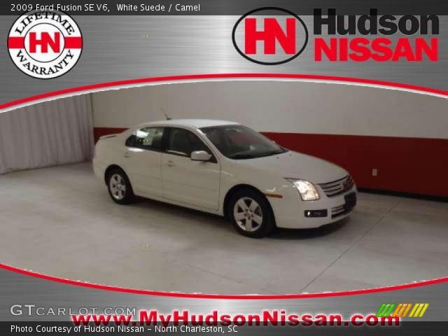 2009 Ford Fusion SE V6 in White Suede