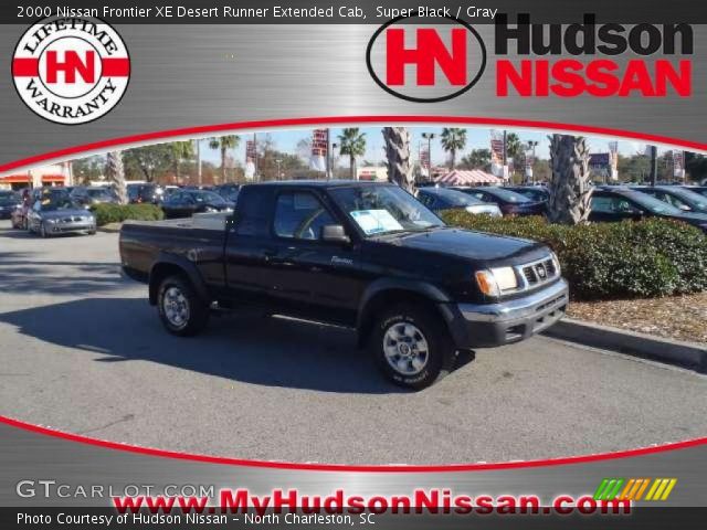 2000 Nissan Frontier XE Desert Runner Extended Cab in Super Black