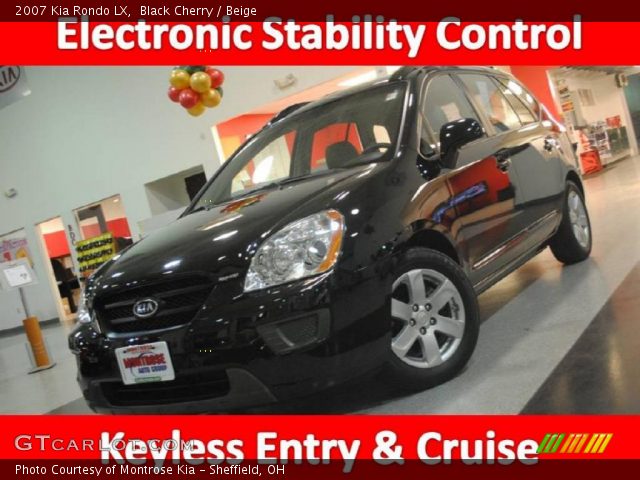2007 Kia Rondo LX in Black Cherry