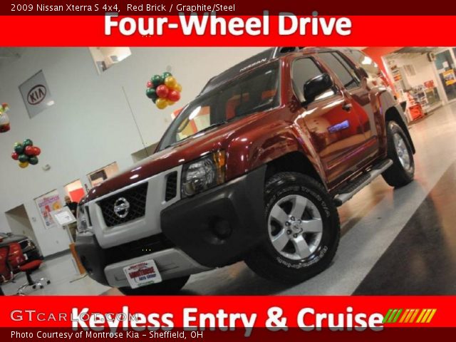 2009 Nissan Xterra S 4x4 in Red Brick