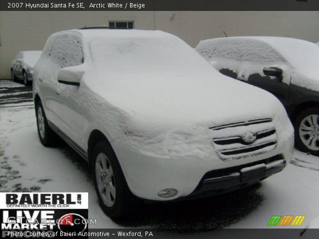 2007 Hyundai Santa Fe SE in Arctic White
