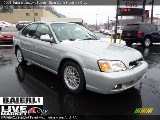 2003 Subaru Legacy L Sedan in Silver Stone Metallic