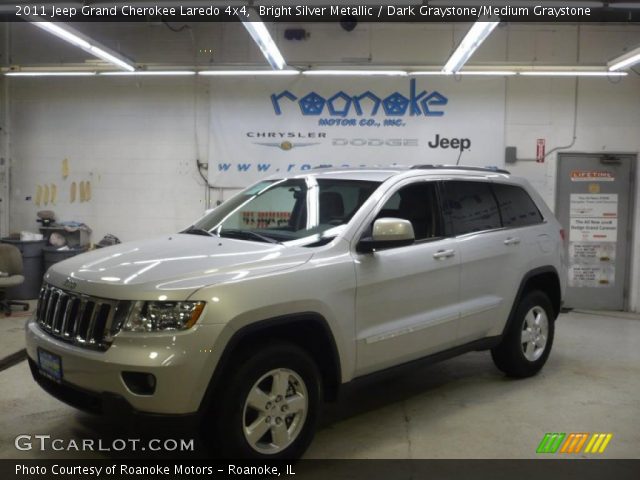 2011 Jeep Grand Cherokee Laredo 4x4 in Bright Silver Metallic