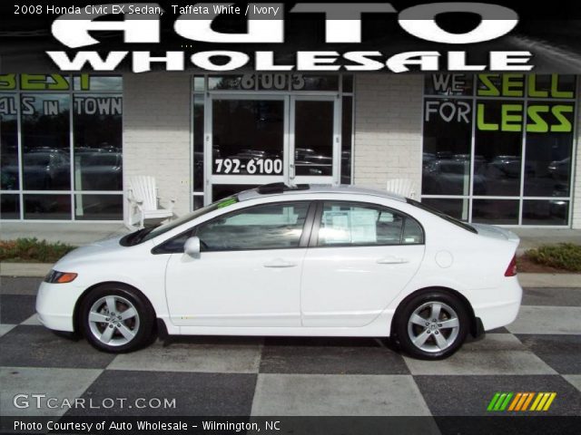 2008 Honda Civic EX Sedan in Taffeta White