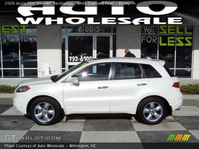 2009 Acura RDX SH-AWD Technology in White Diamond Pearl