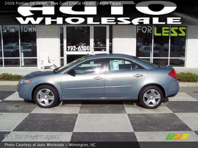 2009 Pontiac G6 Sedan in Blue Gold Crystal Metallic