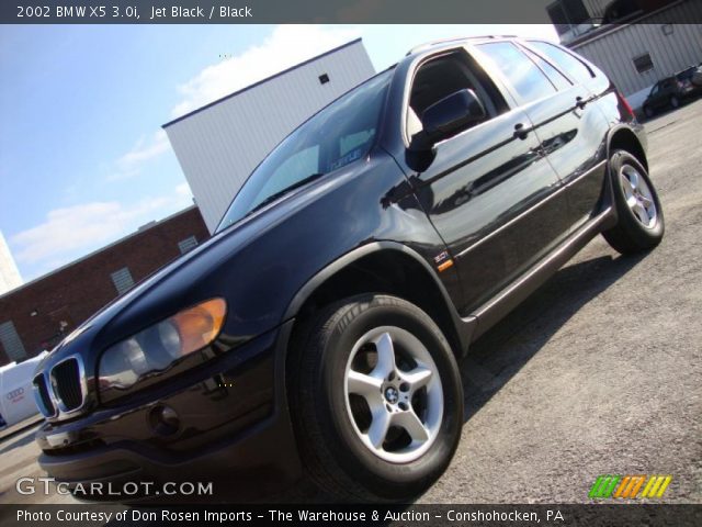 2002 BMW X5 3.0i in Jet Black
