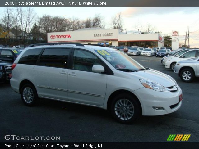 2008 Toyota Sienna Limited AWD in Natural White