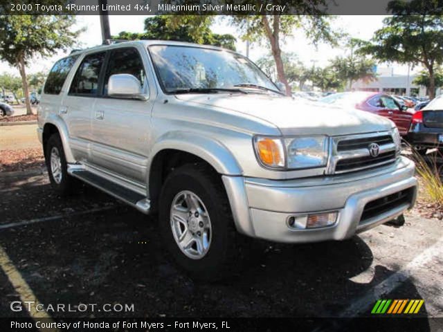 2000 Toyota 4Runner Limited 4x4 in Millennium Silver Metallic