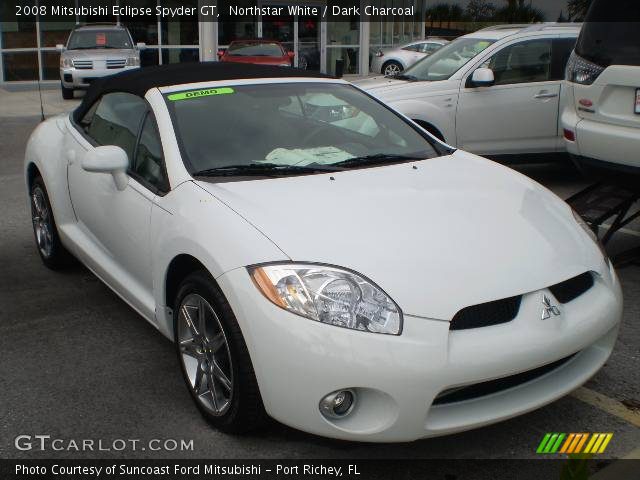 2008 Mitsubishi Eclipse Spyder GT in Northstar White