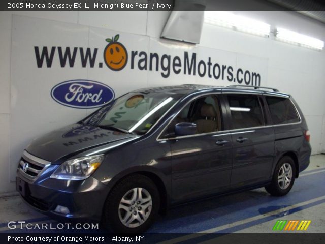 2005 Honda Odyssey EX-L in Midnight Blue Pearl