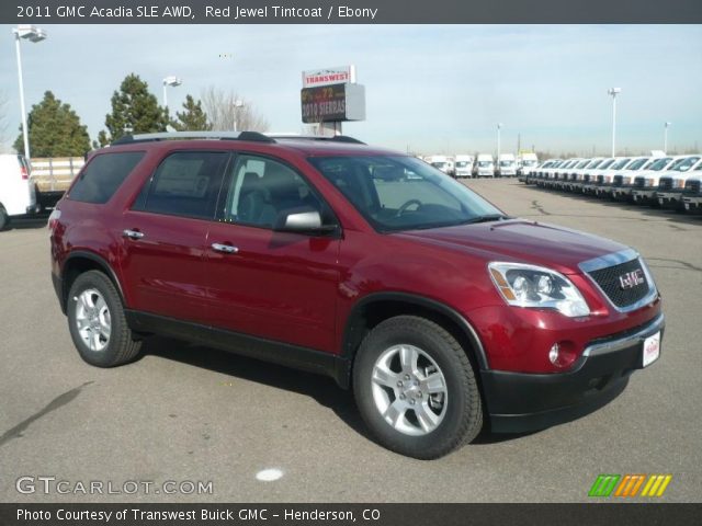 2011 GMC Acadia SLE AWD in Red Jewel Tintcoat