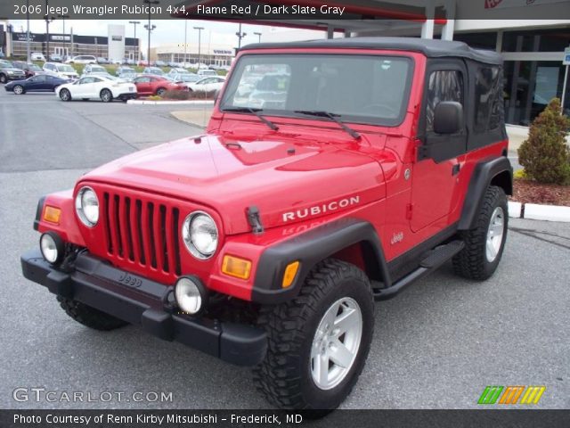 2006 Jeep Wrangler Rubicon 4x4 in Flame Red