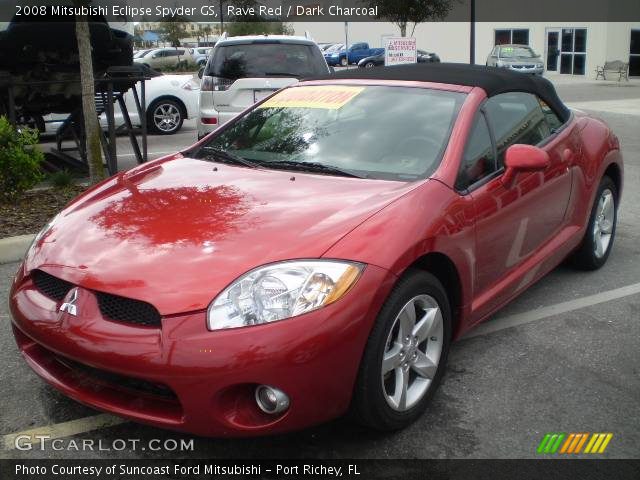 2008 Mitsubishi Eclipse Spyder GS in Rave Red