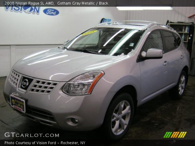 2008 Nissan Rogue SL AWD in Gotham Gray Metallic